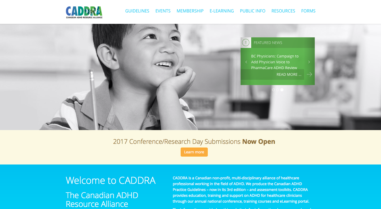 Canadian ADHD Resource Alliance (CADDRA)